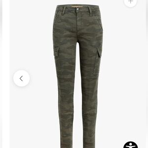 Joe’s The Charlie Ankle Camouflage Cargo Skinny Pants Sz 25
